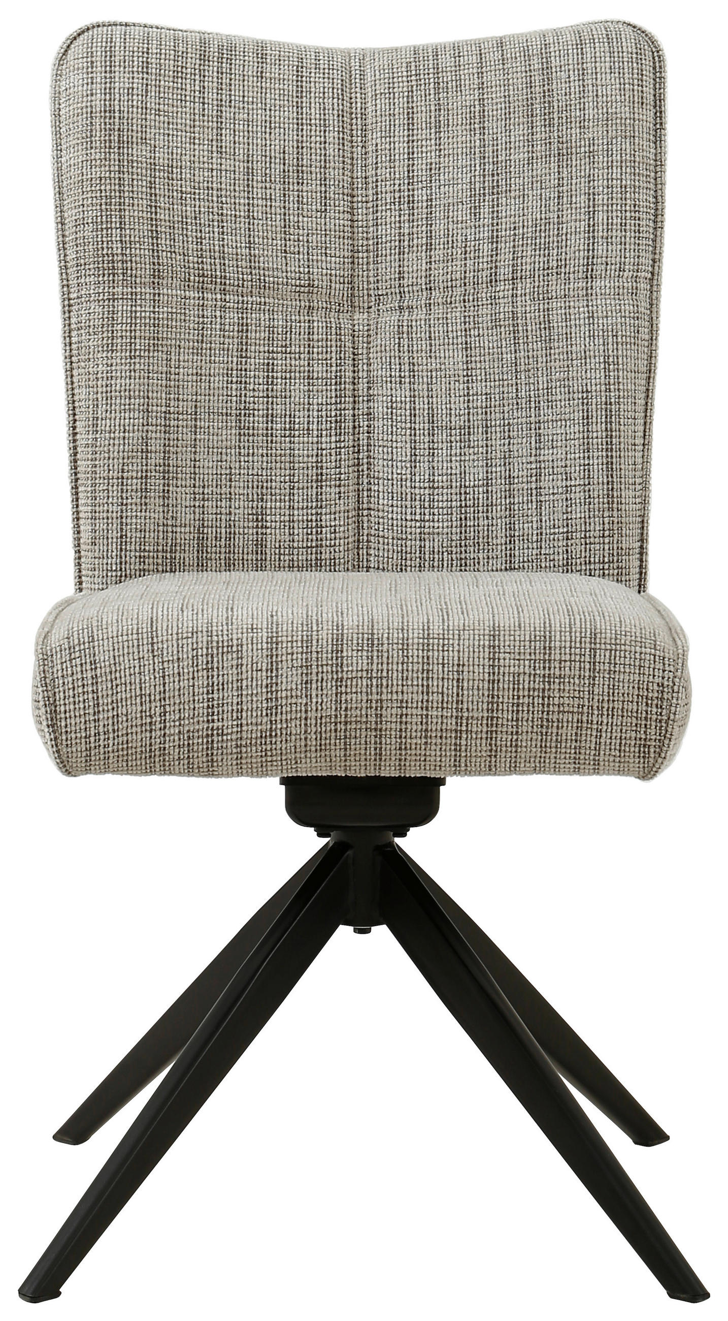 STUHL - Schwarz/Braun, Design, Textil/Metall (50/90,5/66cm) - Carryhome