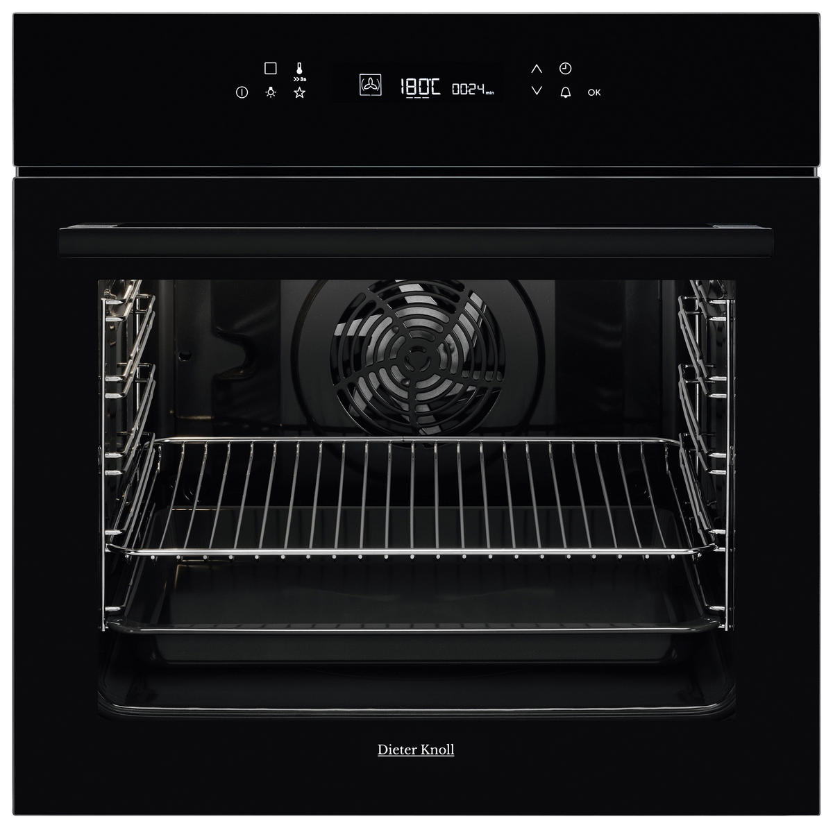 INBYGGNADSUGN DKP39905BK  - svart, Basics, metall/glas (59,4/59,4/56,8cm) - Dieter Knoll