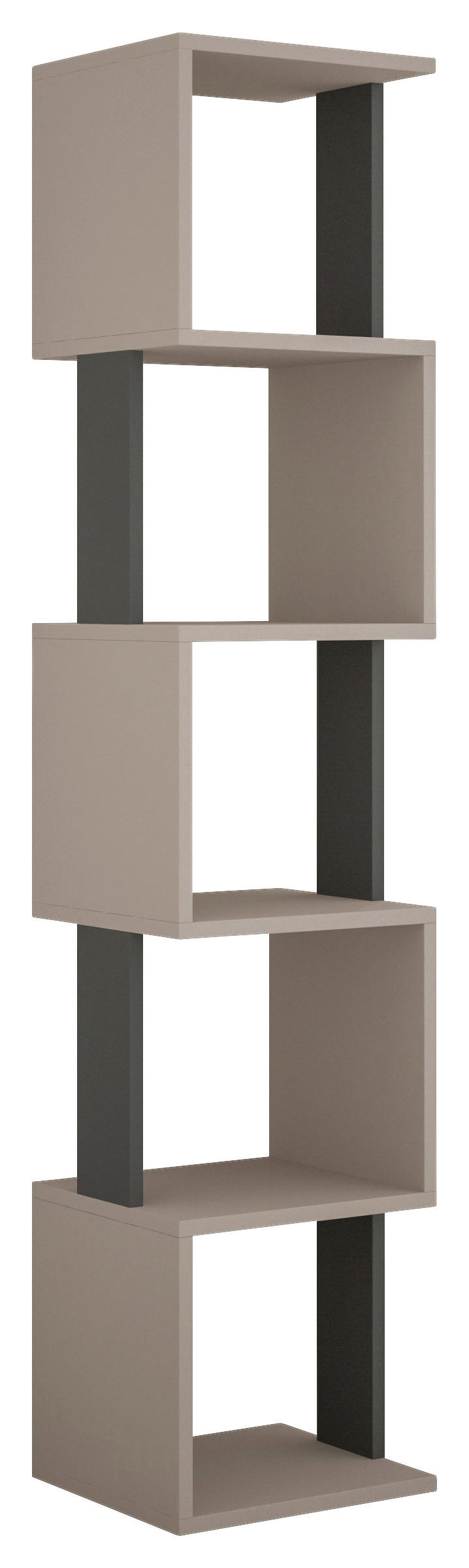 BÜCHERWAND  35/161/30 cm Beige  - Beige, Design, Holzwerkstoff (35/161/30cm) - Livetastic