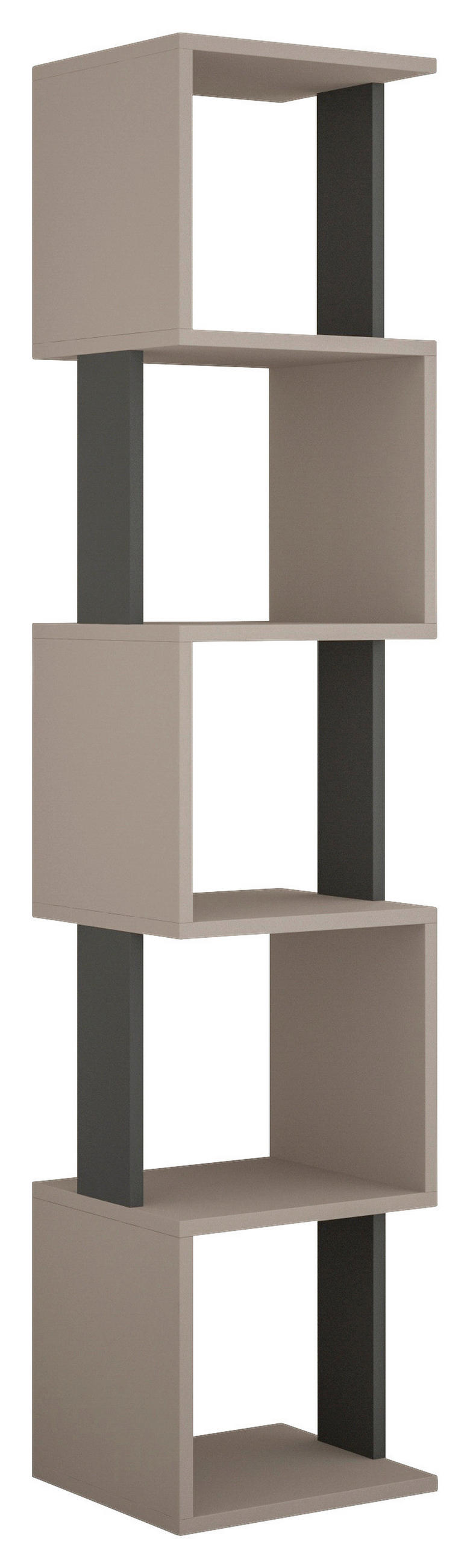 BÜCHERWAND  35/161/30 cm Beige  - Beige, Design, Holzwerkstoff (35/161/30cm) - Livetastic