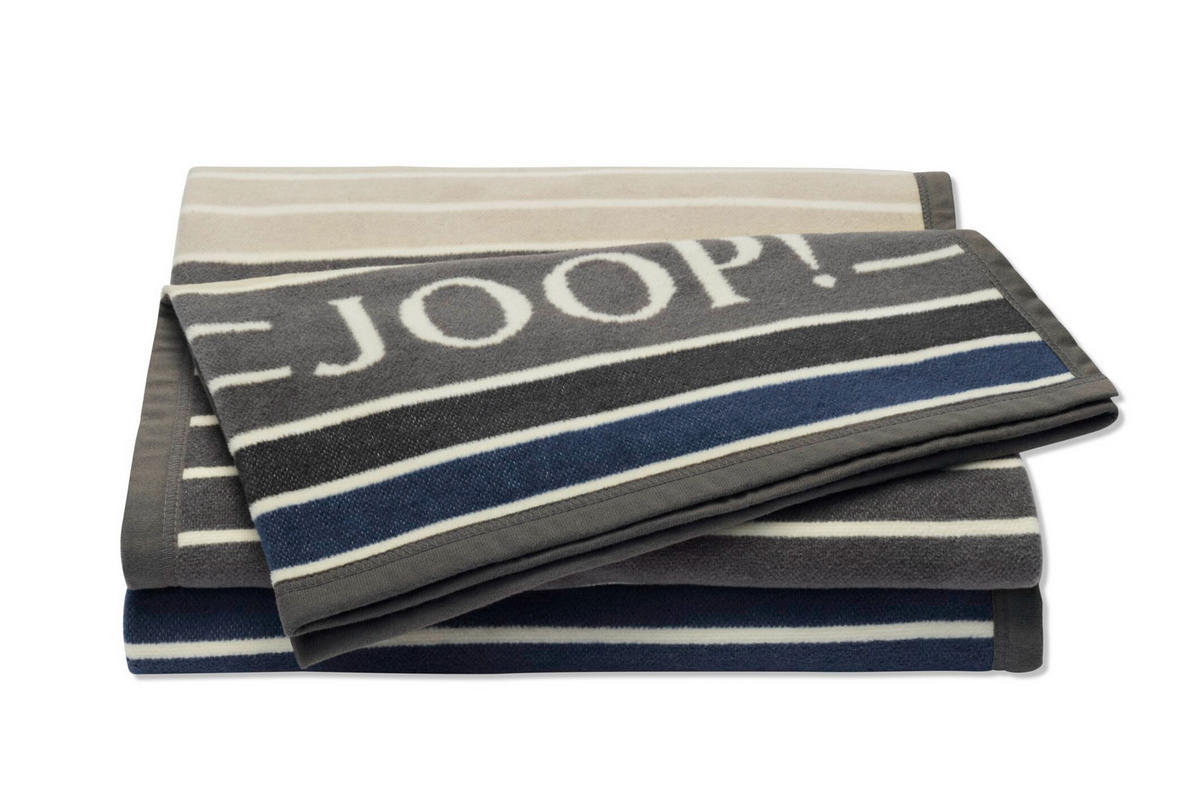 WOHNDECKE OUTDOOR LIFESTYLE 125/170 cm  - Currygelb/Grau, Design, Textil (125/170cm) - Joop!