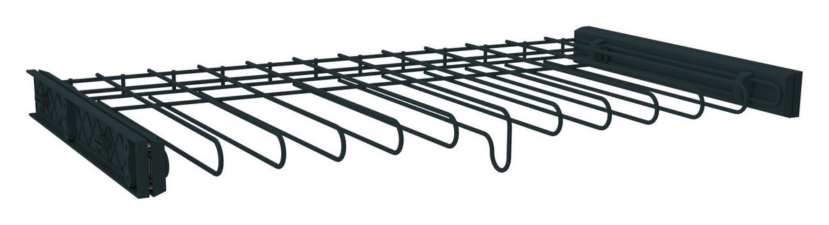 HOSENHALTER 87,9/8,7/46 cm System Unit Anthrazit  - Anthrazit, Metall (87,9/8,7/46cm) - Hom`in