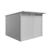 GERÄTEHAUS 260/217/300 cm  - Silberfarben, Basics, Metall (260/217/300cm) - Biohort