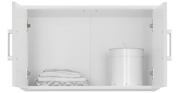 AUFSATZSCHRANK - Silberfarben/Weiß, KONVENTIONELL, Holzwerkstoff/Metall (72/43/36cm) - Xora