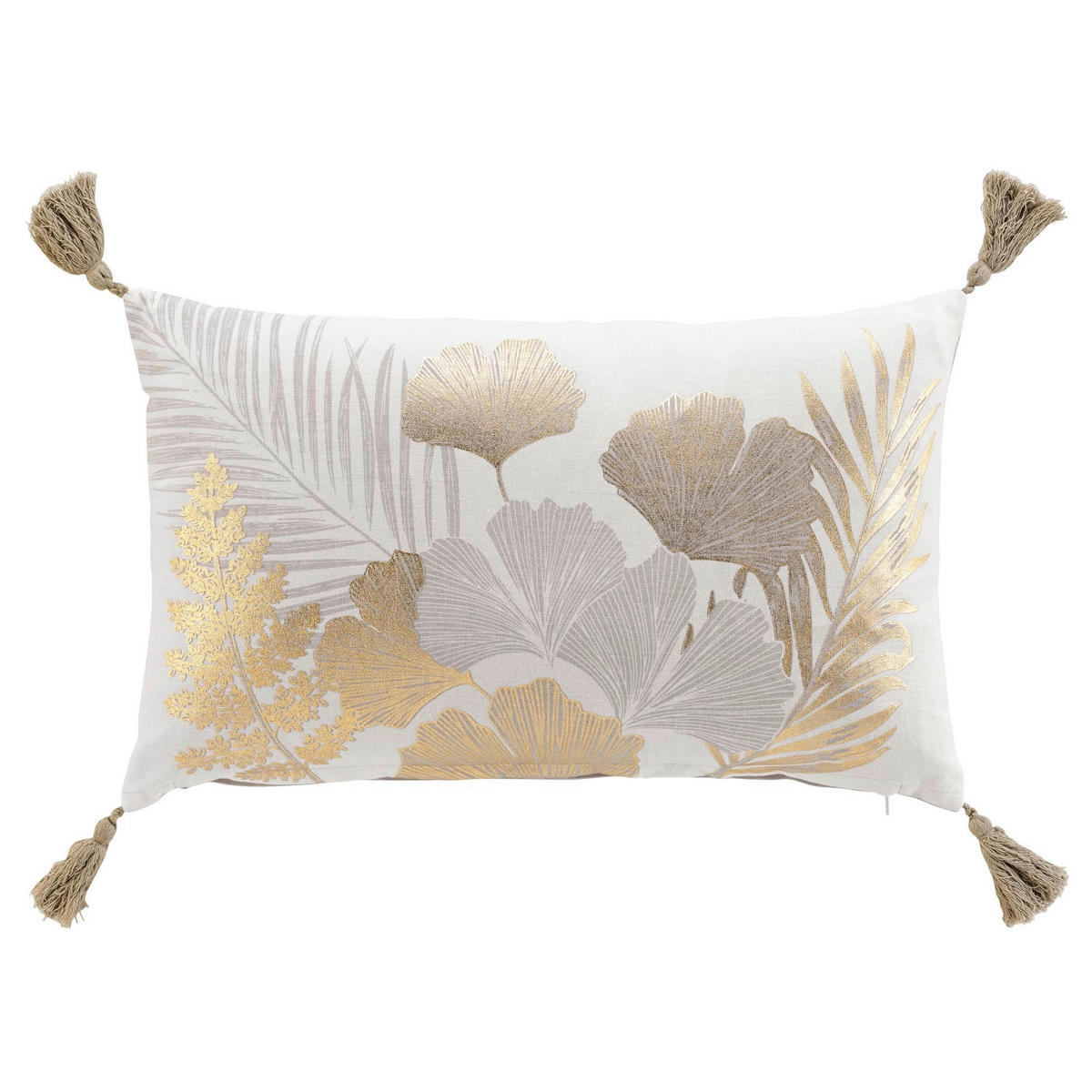 UKRASNI JASTUČIĆ   MINELLA  - bež/zlatne boje, Konvencionalno, tekstil (30/50cm)