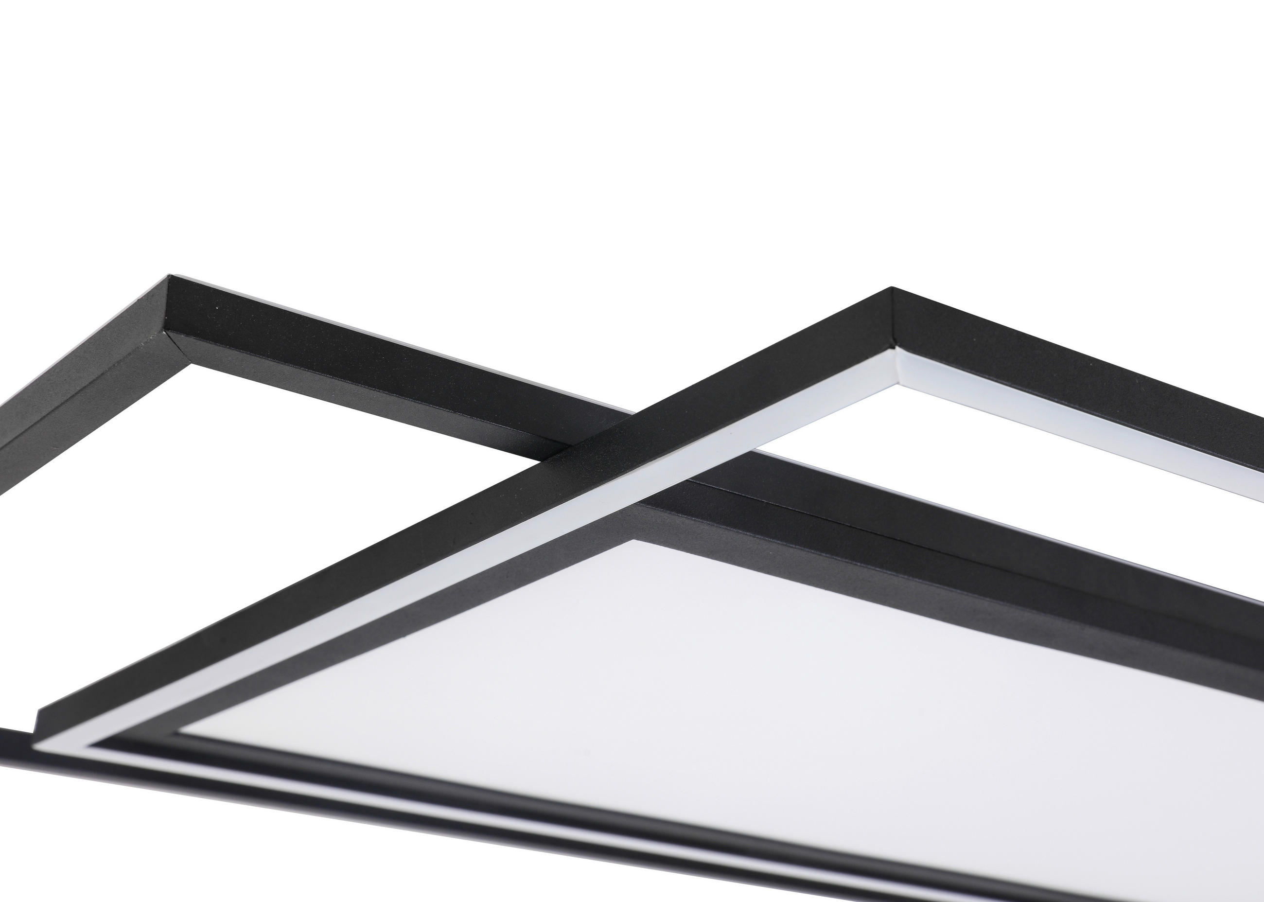 LED-PANEEL 80,8/52,8/6 cm  - Schwarz, Trend, Kunststoff/Metall (80,8/52,8/6cm) - Novel