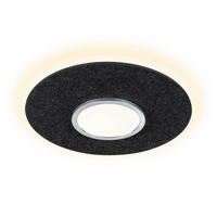 DECKENLEUCHTE Tulga 45,0/5,0 cm   - Anthrazit, Basics, Kunststoff/Textil (45,0/5,0cm) - Paulmann