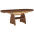 COUCHTISCH Kernnussbaum furniert Nussbaumfarben - Nussbaumfarben, KONVENTIONELL, Metall (110(130,5/65/56-75cm) - Venda