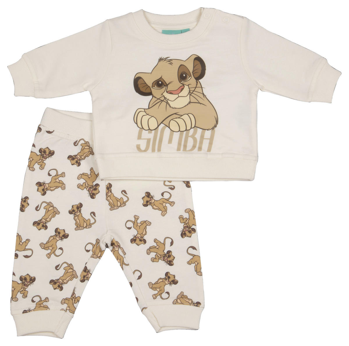 BABY-JOGGINGANZUG Lion King  - Creme, Trend, Textil (62/68null) - Disney