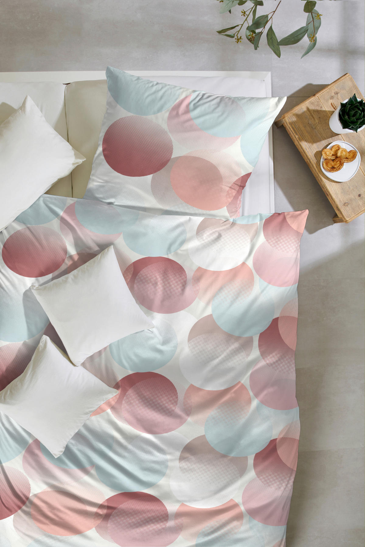 BETTWÄSCHE Perkal 135/200 cm  - Rot, Basics, Textil (135/200cm)