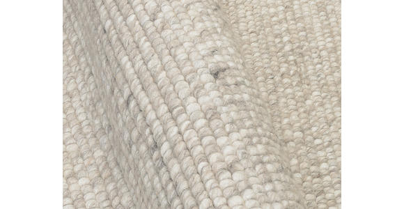 HANDWEBTEPPICH 80/250 cm Helsinki  - Silberfarben, Basics, Textil (80/250cm) - Linea Natura