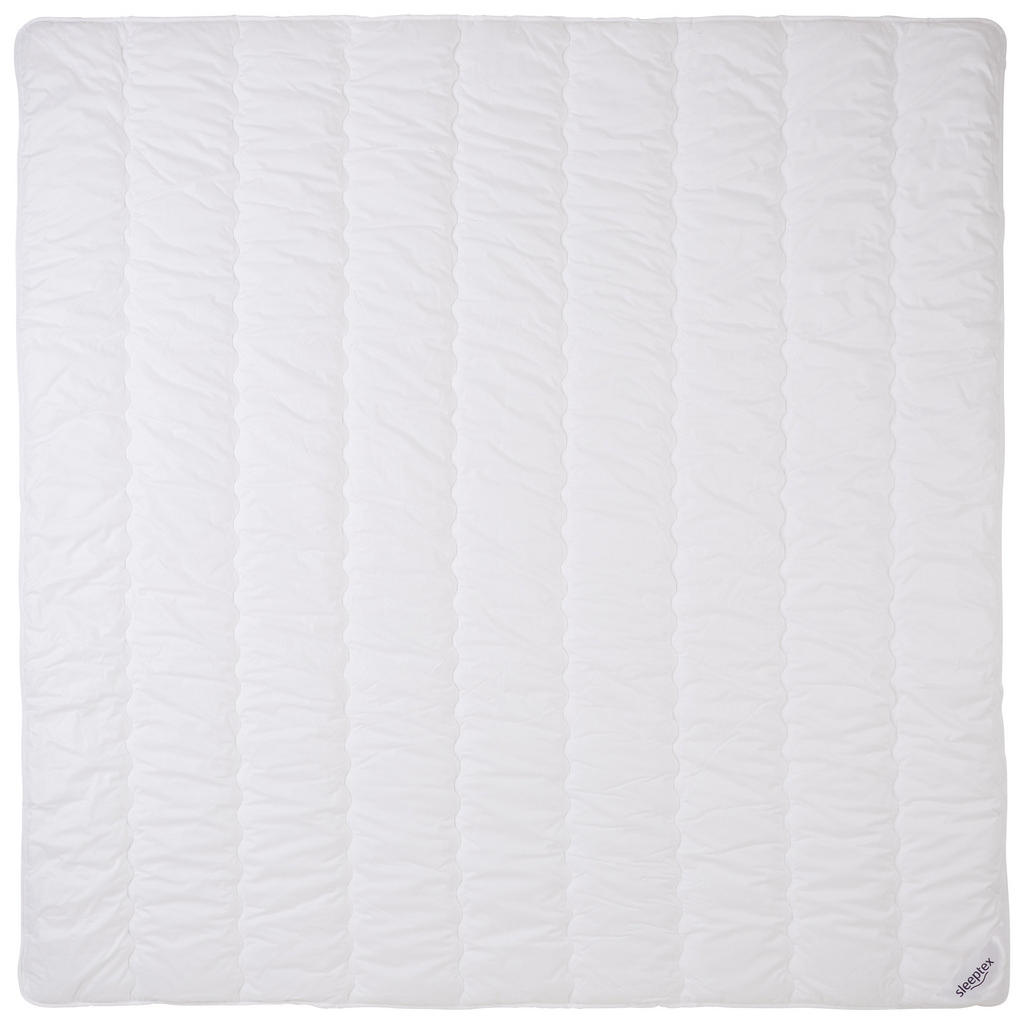Sleeptex LETNÍ PŘIKRÝVKA, 200/200 cm, polyester, rouno, duté vlákno - bílá - polyester, rouno, duté 