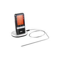 TERMOMETER ZA MESO - barve nerjavečega jekla/črna, Basics, kovina/umetna masa (18/9,5/13cm) - Gefu