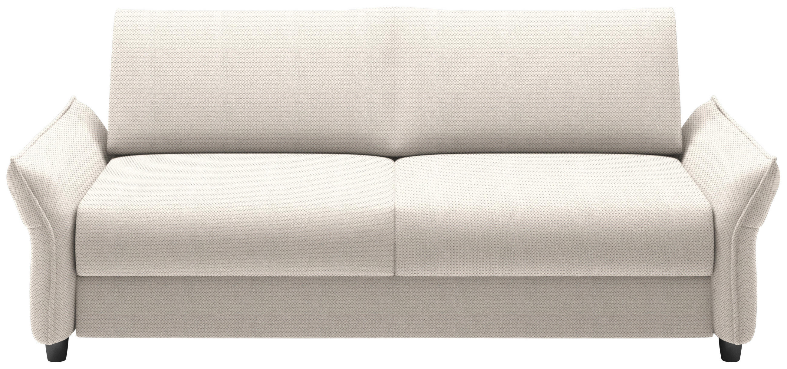 SCHLAFSOFA Webstoff Creme  - Creme/Schwarz, KONVENTIONELL, Kunststoff/Textil (198/82/106cm) - MID.YOU