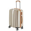 REISEKOFFER Braun, Goldfarben  - Goldfarben/Braun, Basics, Kunststoff/Metall (36/55/23cm) - Novel