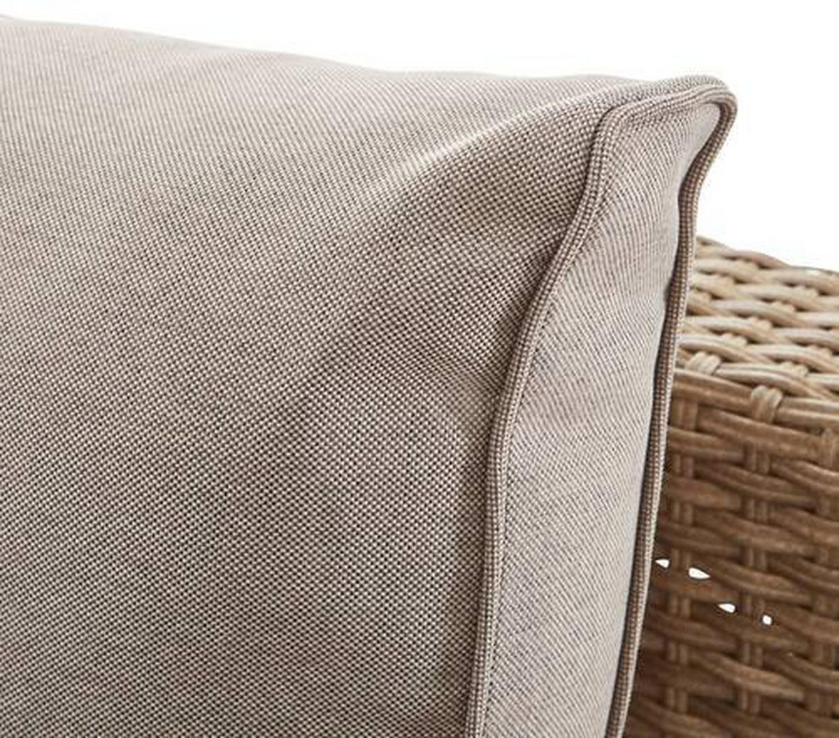 LOUNGEGARNITUR  - Braun/Grau, MODERN, Glas/Kunststoff - Ambia Garden