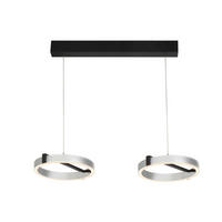 LED-HÄNGELEUCHTE 83/29/50-200 cm   - Transparent, Trend, Kunststoff/Metall (83/29/50-200cm) - Dieter Knoll