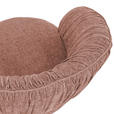 STUHL - Schwarz/Rosa, Design, Textil/Metall (63/82/65cm) - Novel