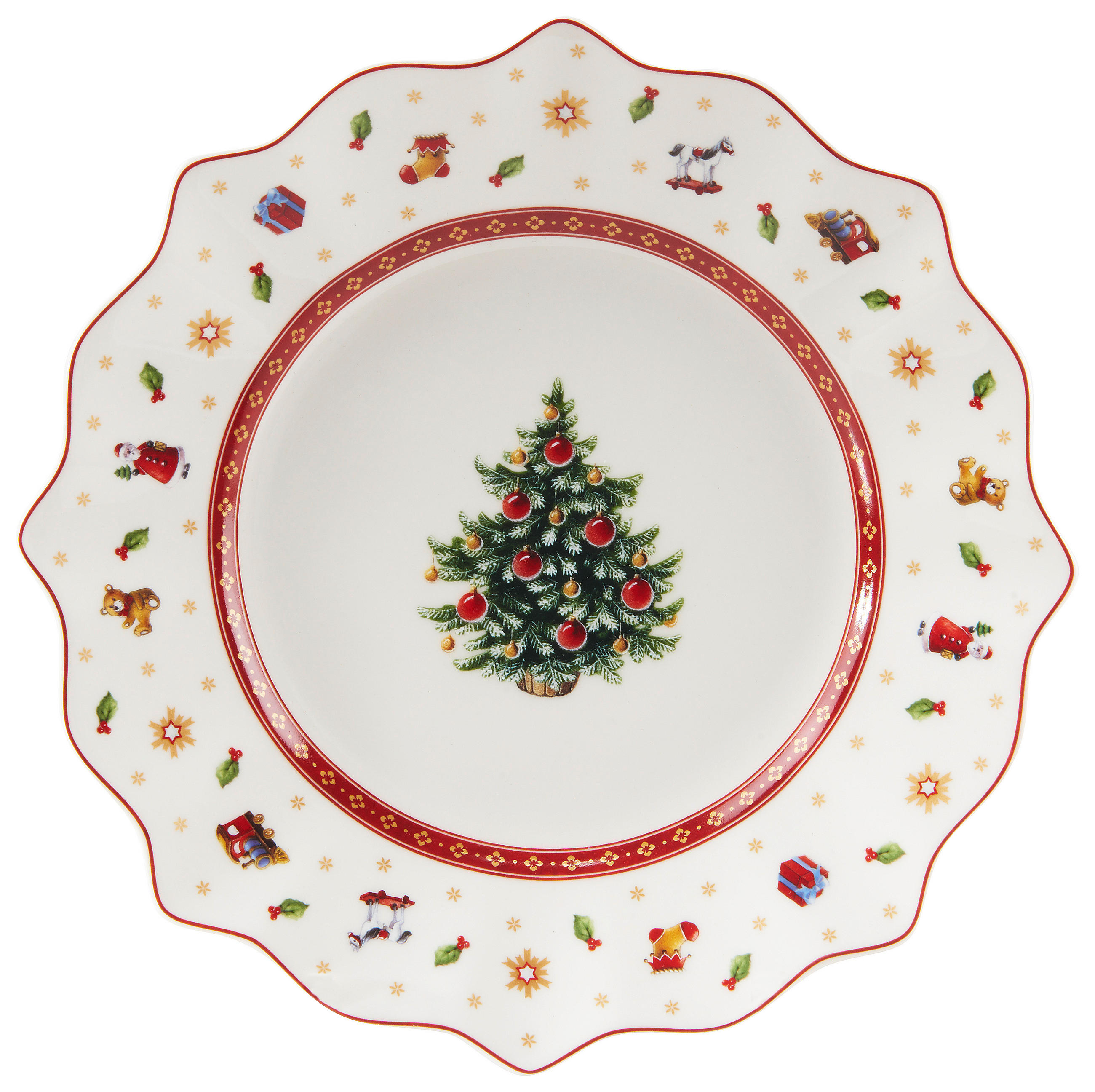 FRÜHSTÜCKSTELLER Multicolor, Rot, Weiß 24 cm Toys Delight - Rot/Multicolor, Basics, Keramik (24cm) - Villeroy & Boch