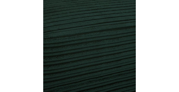 ECKSOFA Dunkelgrün Cord - Dunkelgrün/Schwarz, KONVENTIONELL, Textil/Metall (276/173cm) - Carryhome