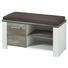GARDEROBENBANK 90/50/39 cm - Chromfarben/Braun, Trend, Holzwerkstoff/Kunststoff (90/50/39cm) - Xora GARDEROBENBANK 90/50/39 cm - Chromfarben/Braun, Trend, Holzwerkstoff/Kunststoff (90/50/39cm) - Xora