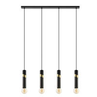 ZÁVĚSNÉ SVÍTIDLO, 92,5/5,5/150 cm  - šedá/černá, Basics, kov (92,5/5,5/150cm) - Eglo