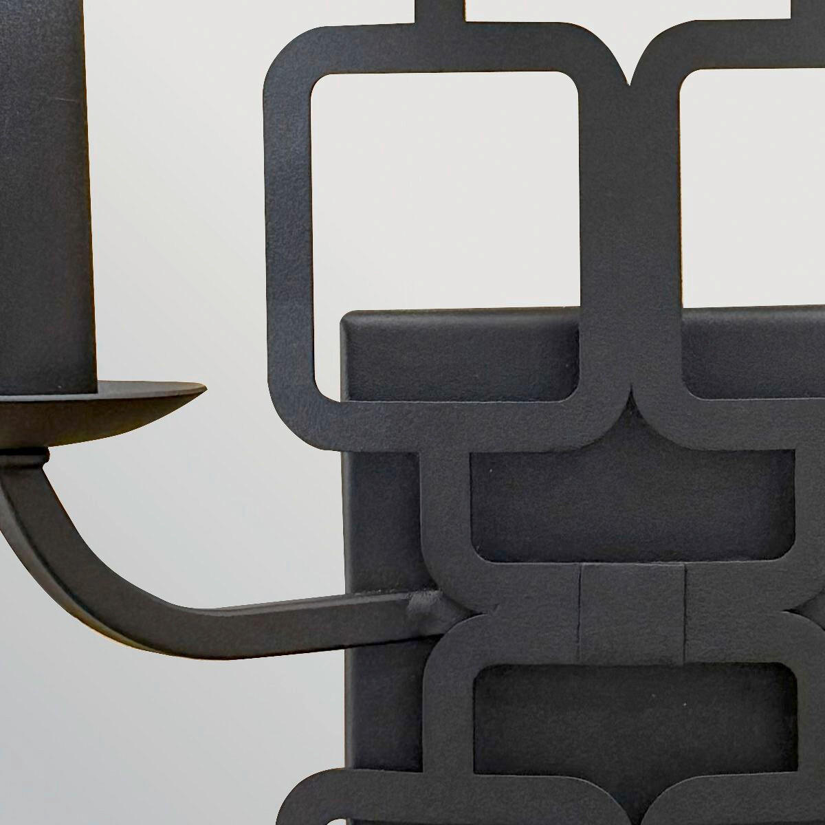 WANDLEUCHTE Hinkley 42,4/33/14 cm  - Schwarz, Design, Textil/Metall (42,4/33/14cm) - Elstead Lighting