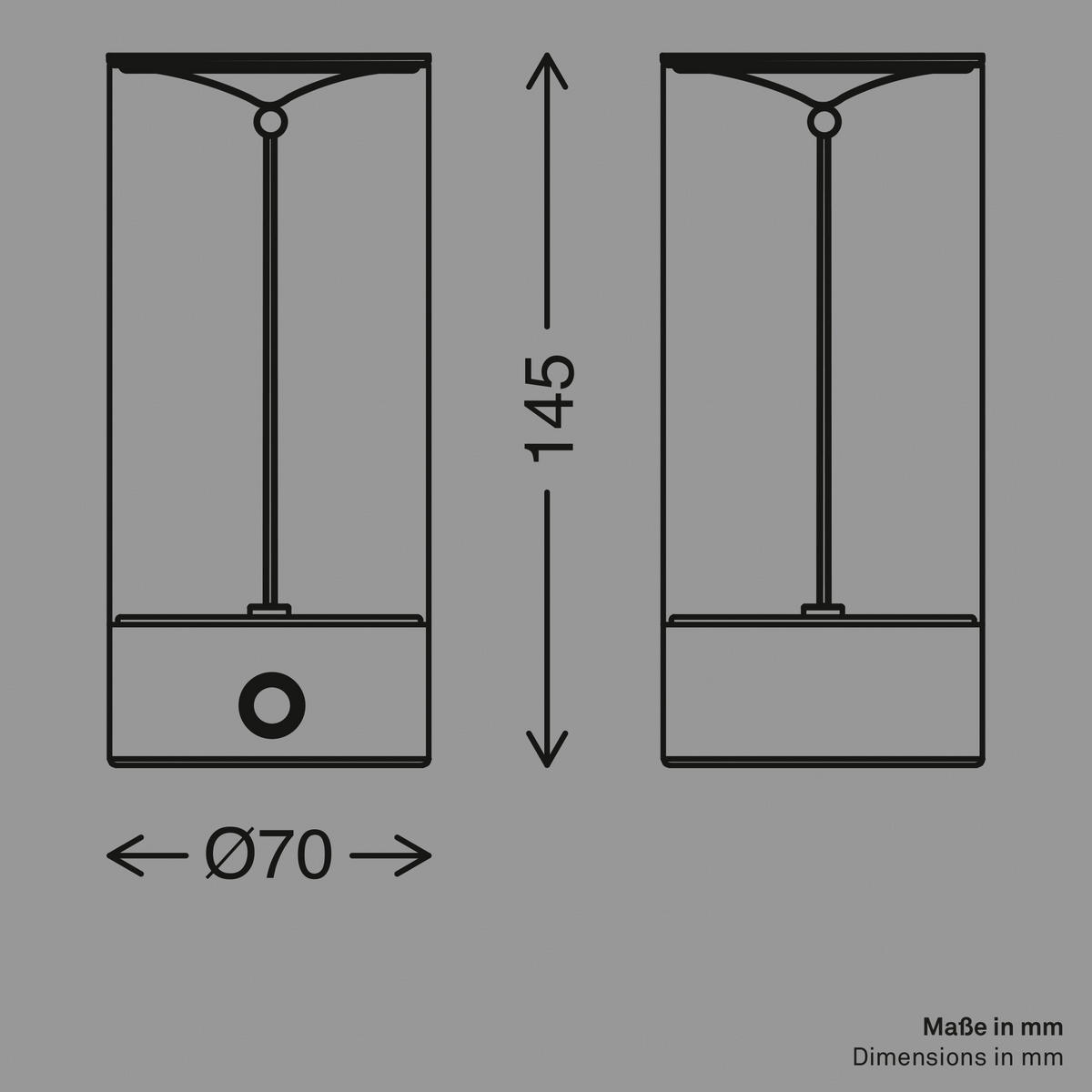 NAMIZNA SVETILKA ZA POLNJENJE  WIGGLE      7/14.5 cm       - bež, Design, umetna masa (7/14.5cm)