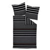 BETTWÄSCHE Makosatin 155/200 cm  - Schwarz/Braun, Design, Textil (155/200cm) - Janine