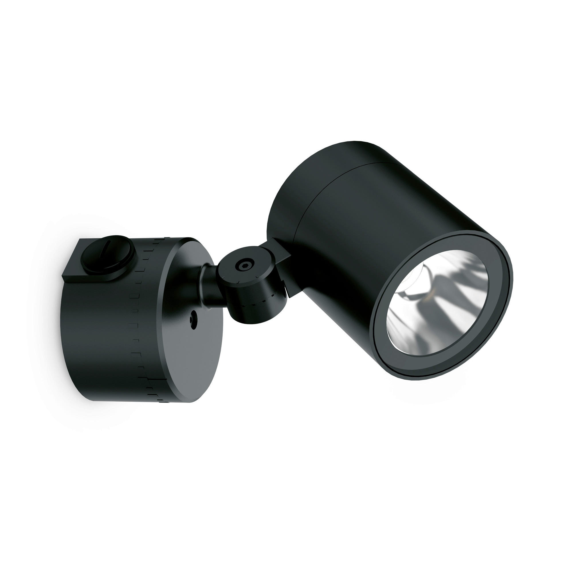 Ideal Lux Led-Wandleuchte Schwarz 10.2x18.4x8.4 cm