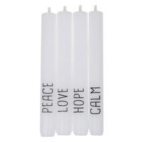 KRONLJUS SET  - vit, Basics (2,2/18cm)