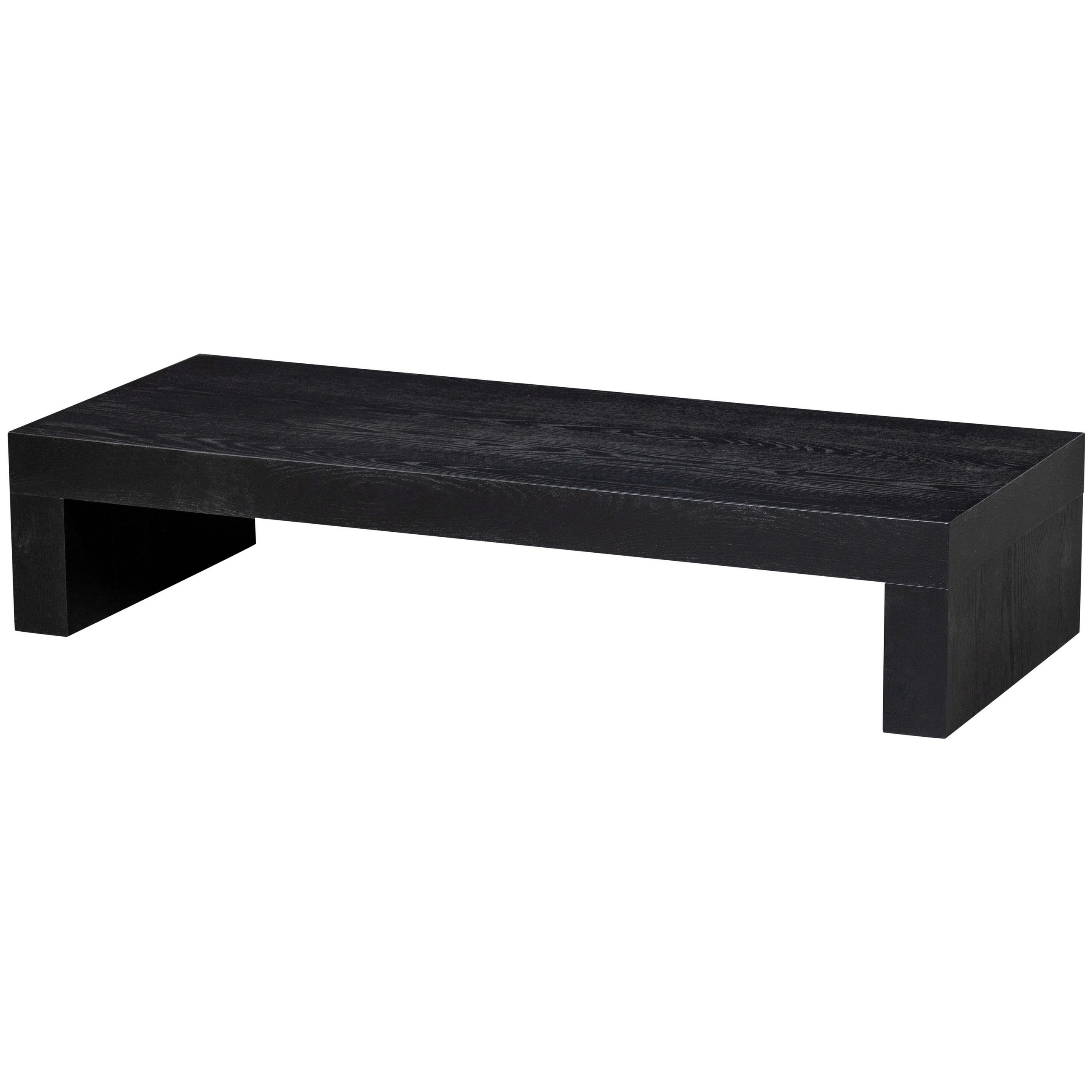 COUCHTISCH in Holzwerkstoff 120/50/25 cm  - Schwarz, Design, Holzwerkstoff (120/50/25cm) - Livetastic