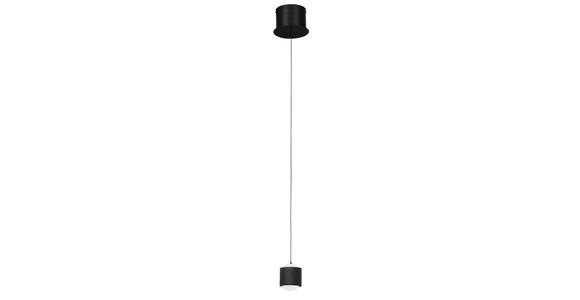 LED-HÄNGELEUCHTE 14/170 cm - Schwarz, Design, Kunststoff/Metall (14/170cm) - Novel