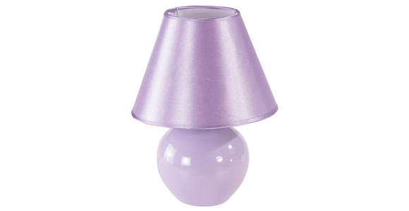 TISCHLEUCHTE CINDY - Flieder, KONVENTIONELL, Keramik/Textil (18/23cm) - Ombra