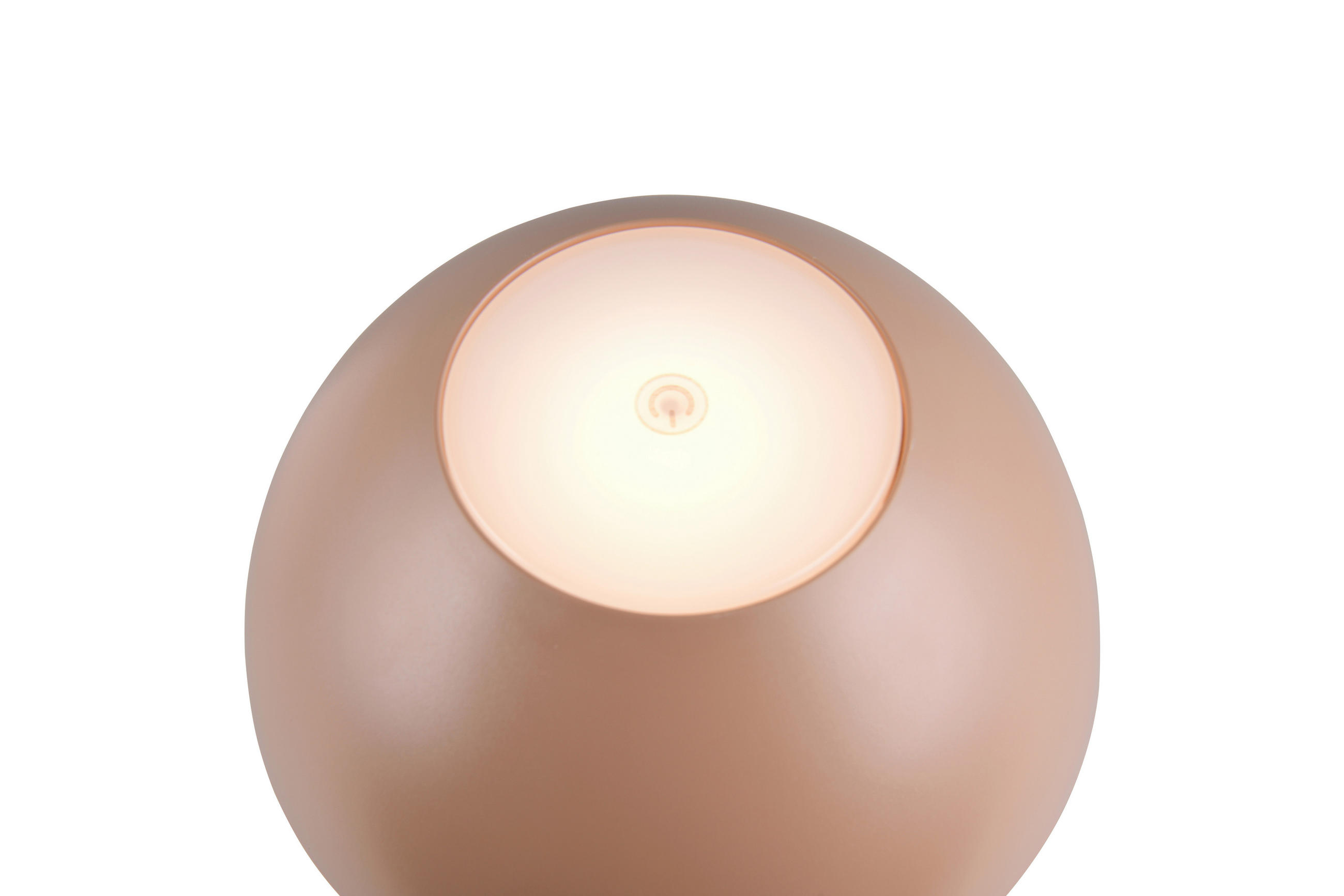 AKKU-TISCHLEUCHTE RICARDO 30,0/13,5 cm   - Braun, Basics, Kunststoff (30,0/13,5cm)