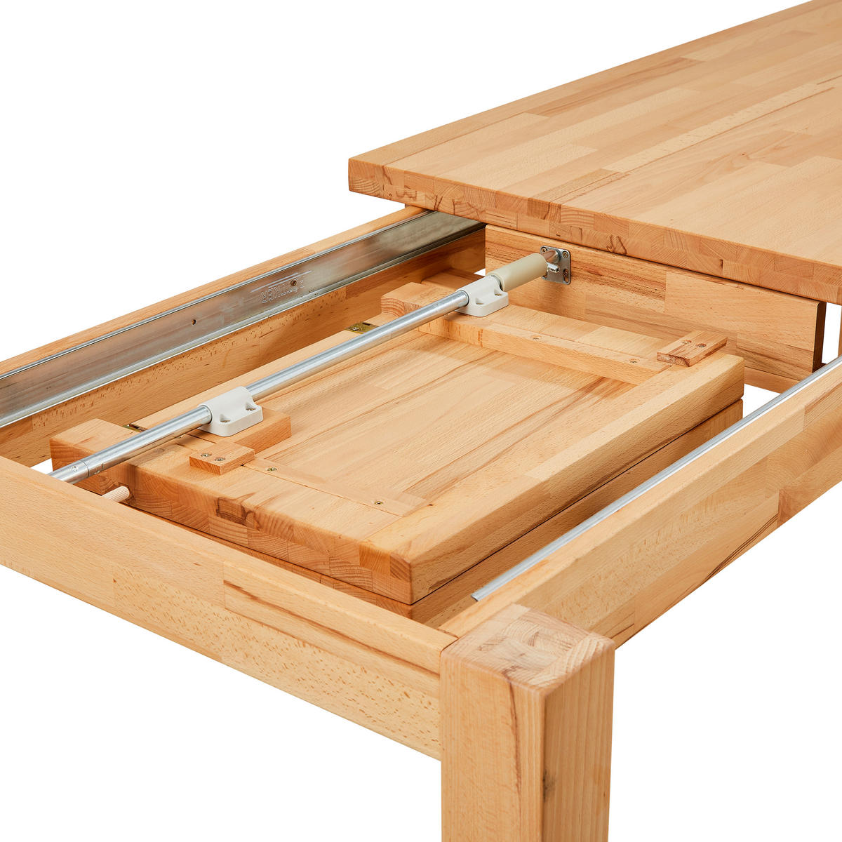 JEDÁLENSKÝ STÔL, jadrový buk, 140/80/75 cm - jadrový buk, Natur, drevo (140/80/75cm) - Livetastic