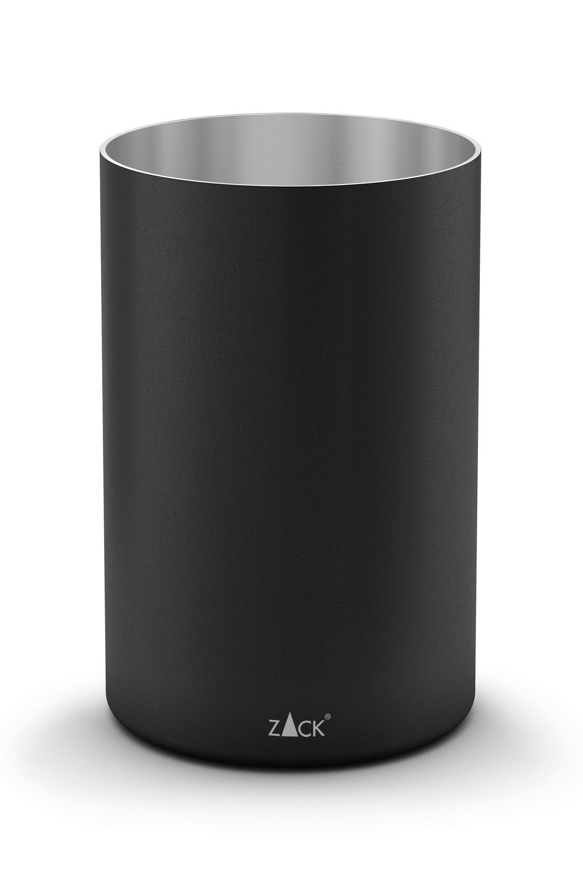 ZAHNPUTZBECHER  - Schwarz, Basics, Metall (6,5/10,0/6,5cm) - Zack