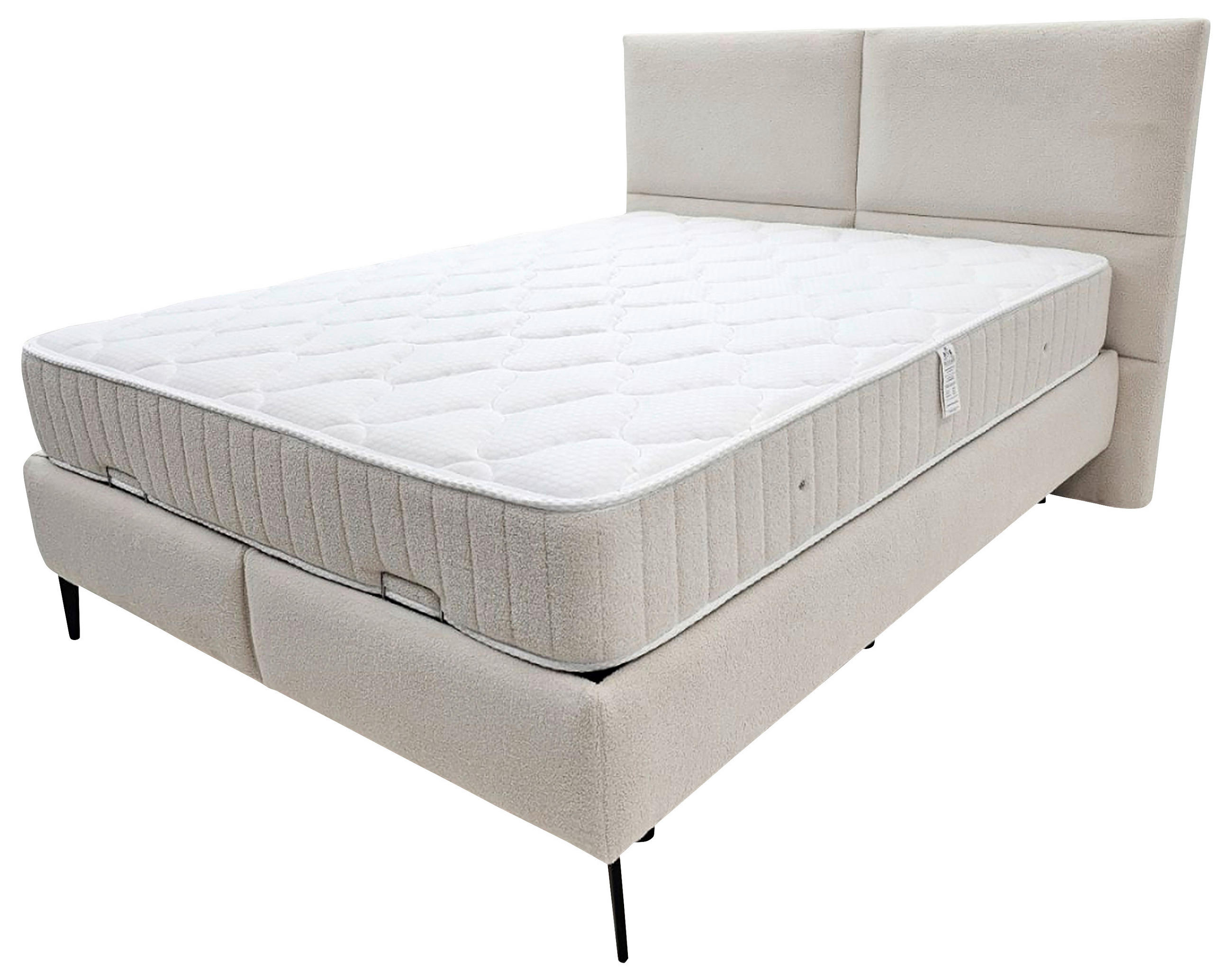 POSTELJA Z VZMETNICO   x  , les, kovina  - Moderno, kovina/les (180/200cm) - Hom`in
