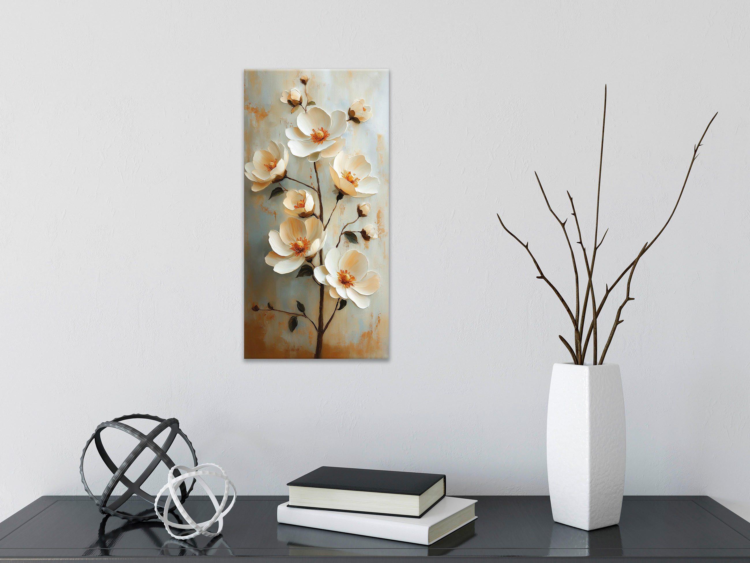 KEILRAHMENBILD Blumen 20/40 cm  - Multicolor, Basics, Holz/Papier (20/40cm)