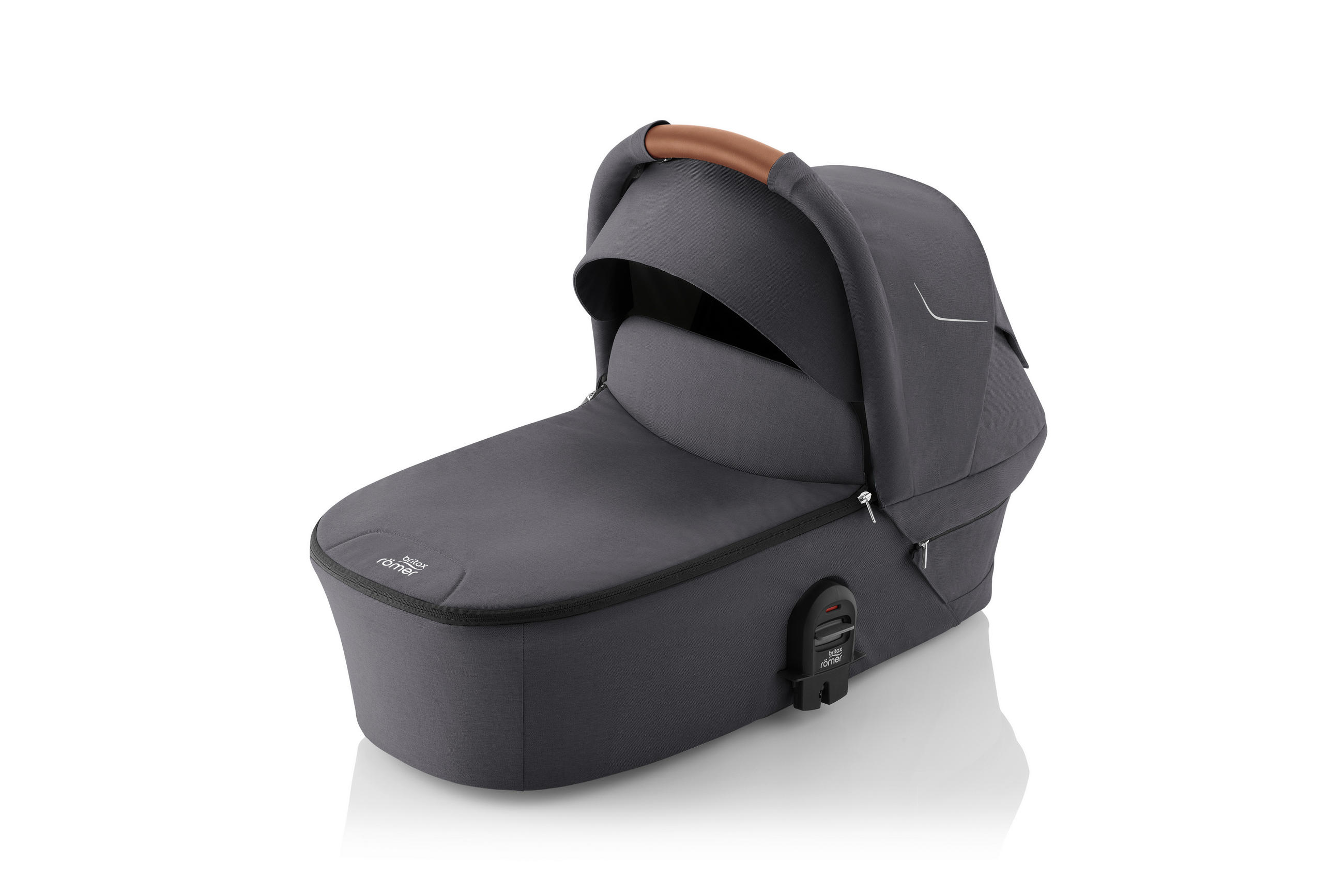 LIEGEWANNE Smile 5Z  - Grau, Basics, Textil/Metall (43/20/85,5cm) - Britax Römer