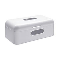 CHLEBNÍK  - biela, Trend, kov (42,5/23,8/17cm) - Echtwerk