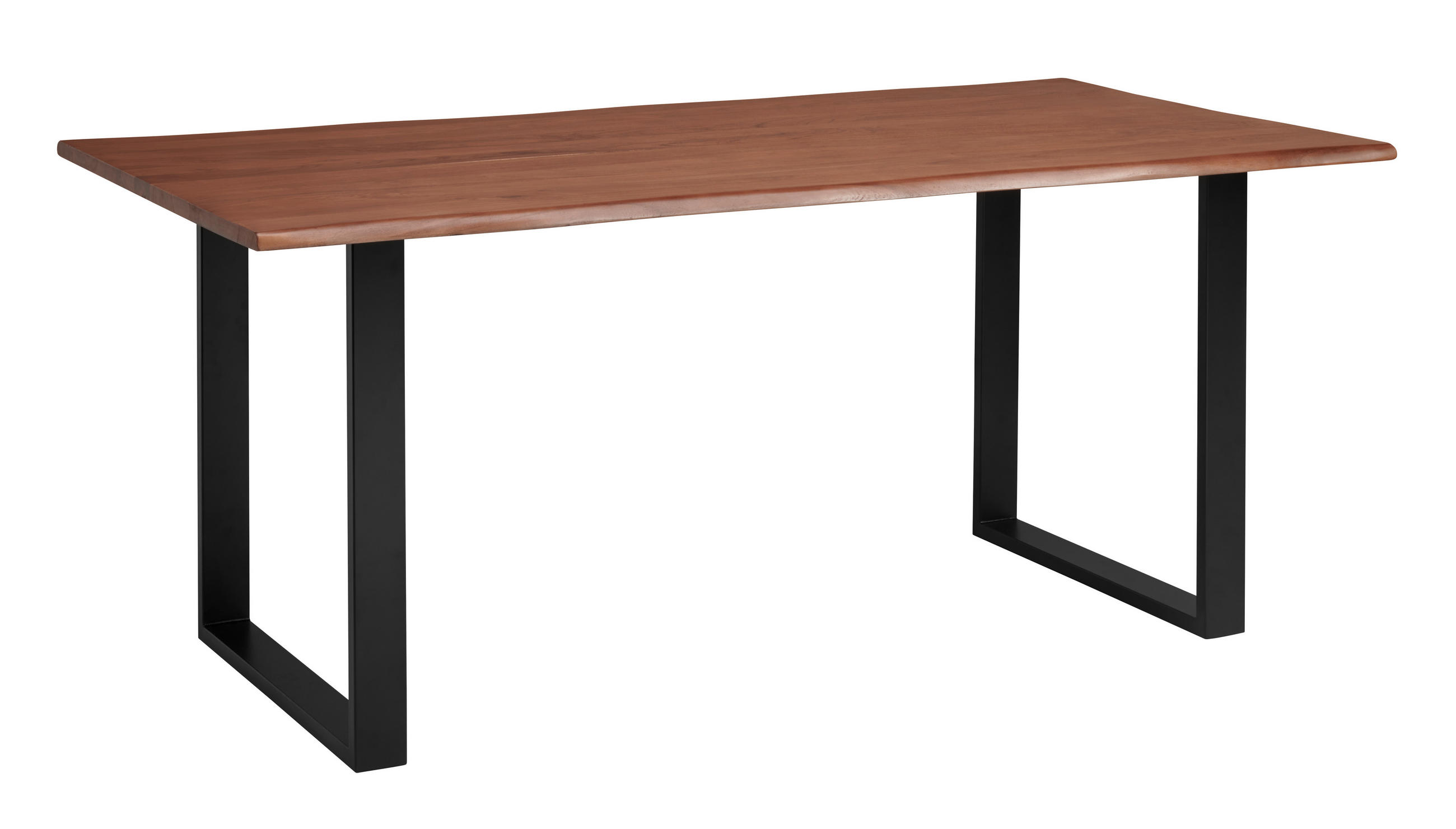 P & B JÍDELNÍ STŮL, akácie, černá, barvy vlašských ořechů, 200/100/76 cm