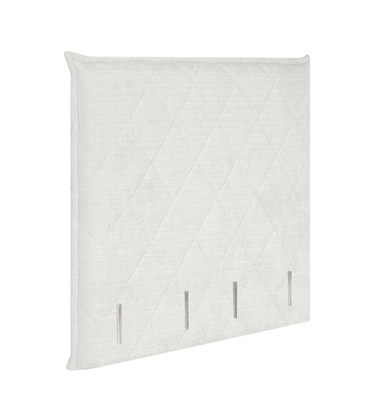 KONTINENTALSÄNG 140/200 cm,  in vit, H3 + H4 = fast + mycket fast  - vit/svart, Klassisk, metall/textil (140/200cm) - Novel