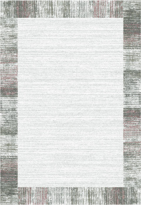 WEBTEPPICH  67/140 cm  Grau, Rosa, Silberfarben   - Silberfarben/Rosa, Design, Textil (67/140cm) - Novel