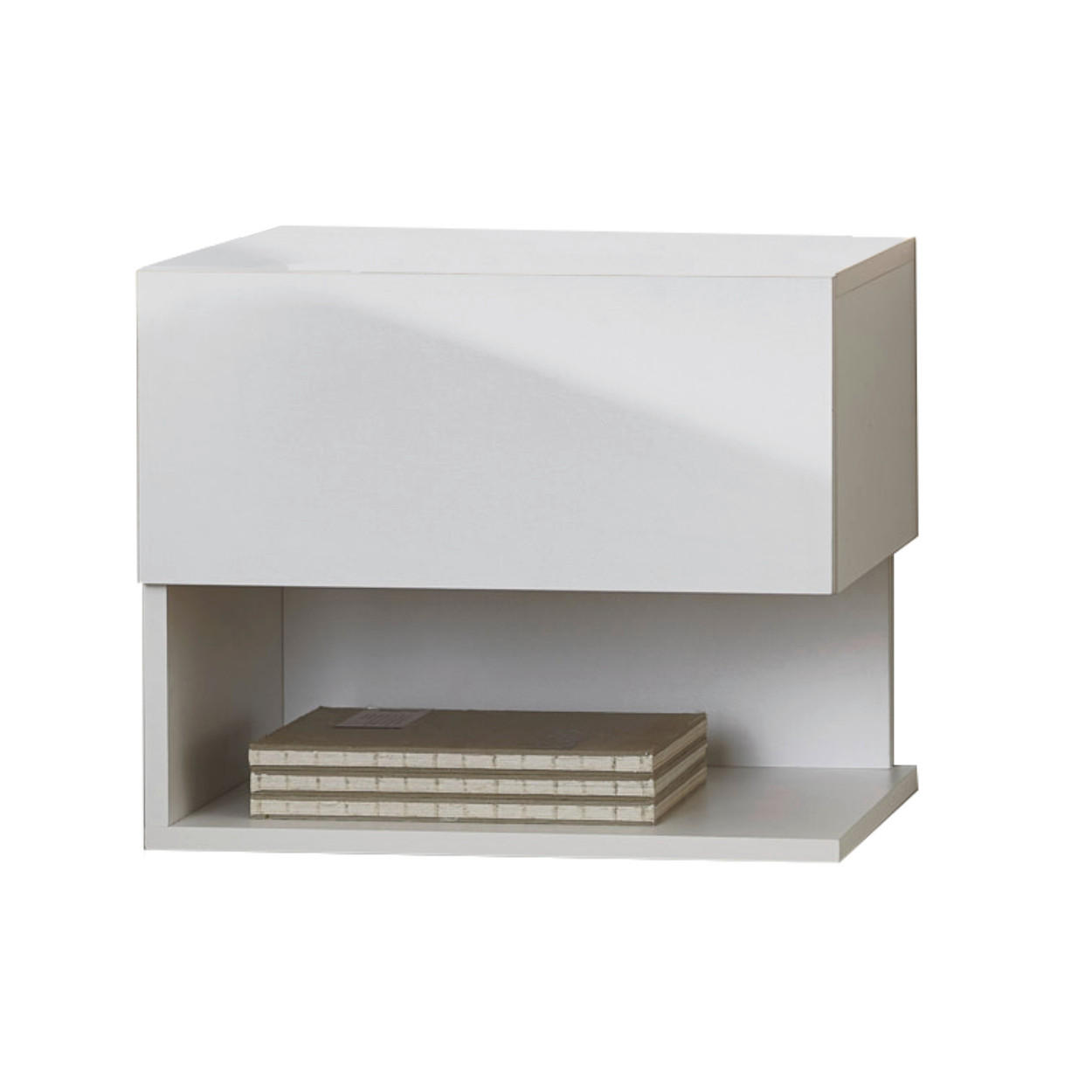 Nachttisch Faro, Weiß B: 44 cm