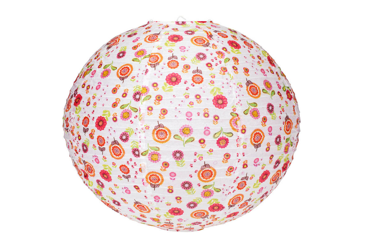 LEUCHTENSCHIRM 48 cm  - Multicolor/Weiß, KONVENTIONELL, Papier (48cm) - Boxxx