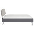 BETT 120/200 cm  in Grau  - Grau, Design, Holzwerkstoff/Textil (120/200cm) - Carryhome