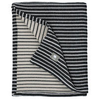 PLAID MUSTERRING 130/170 cm  - Schwarz/Weiß, Design, Textil (130/170cm) - Musterring