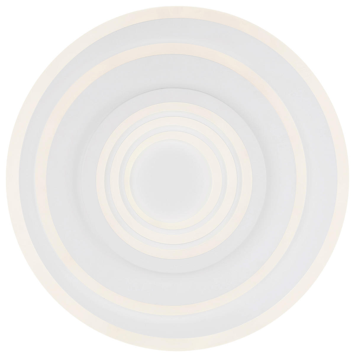 STROPNA LED-SVETILKA  Bafur 50 W//3000-6000 K/230 V/ - bela, Design, kovina/umetna masa (49,5/7cm) - Globo
