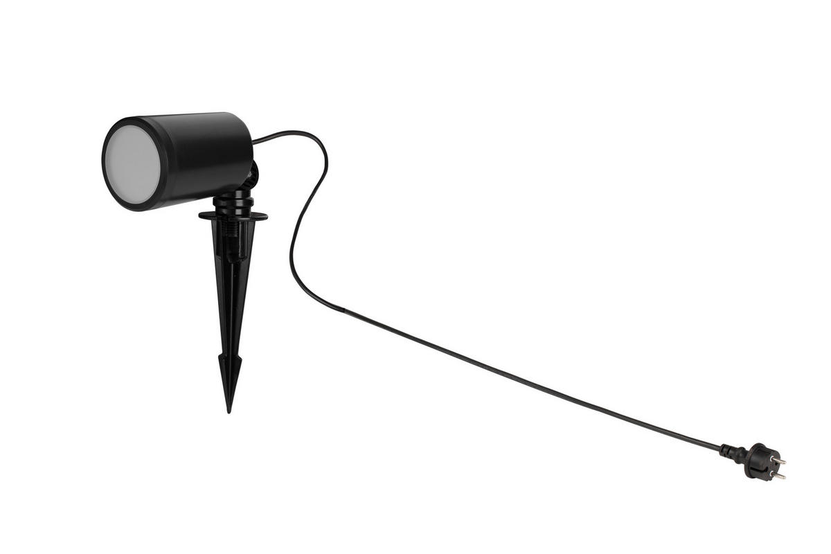 ZUNANJA LED-SVETILKA        6,6/11,6 cm       - črna, Basics, kovina/umetna masa (6,6/11,6cm) - Ambia Garden